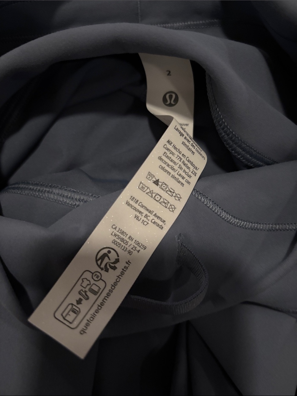 Lululemon Wunder Train High-Rise 28” Leggings in Steel Blue - Picture 11 of 12